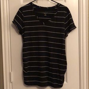 Black with white stripe maternity size XL